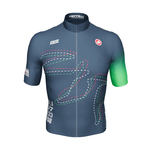 Cycling Jersey Men Belgian Blue